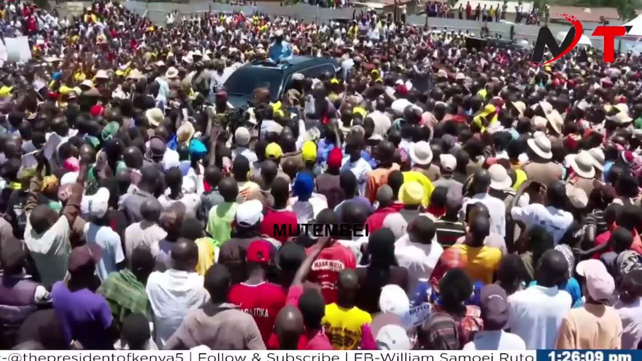 “HIO HOTEL YA TUJU NIMENUNUA SIJAPORA!” Ruto Finally Reacts to Raphael Tuju Hotel Drama–Crowd React!