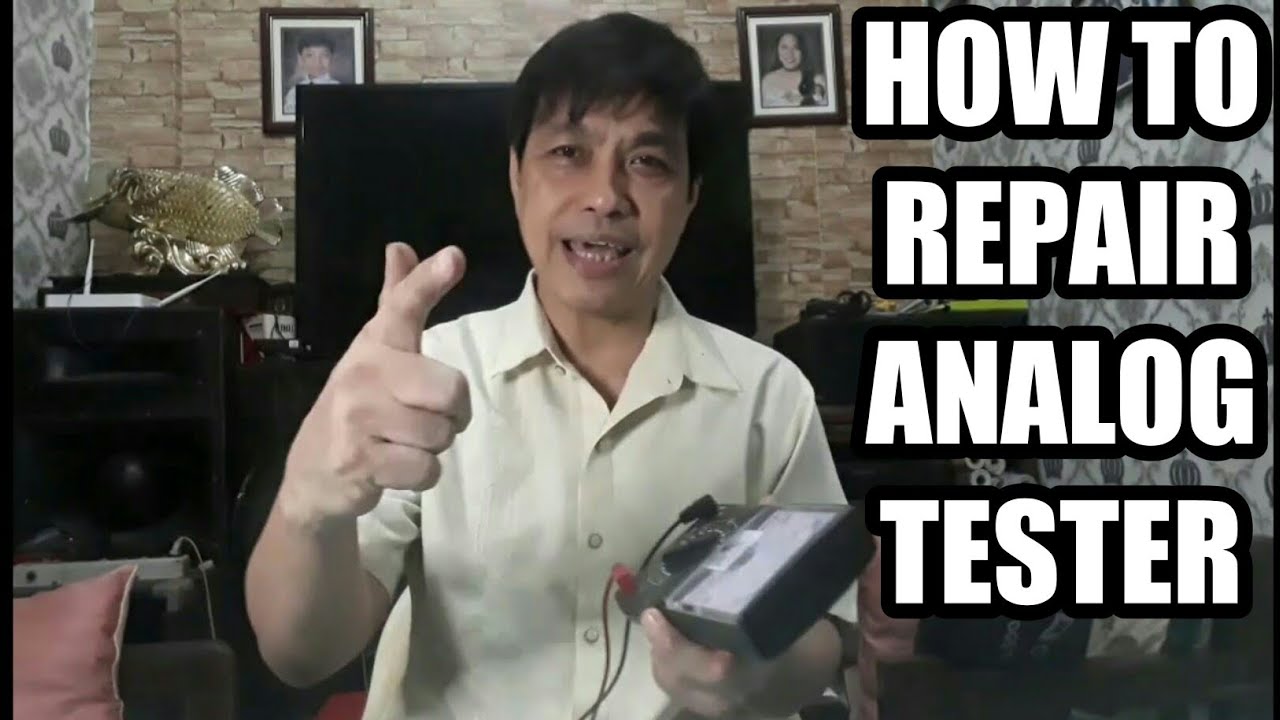 HOW TO REPAIR  ANALOG TESTER
