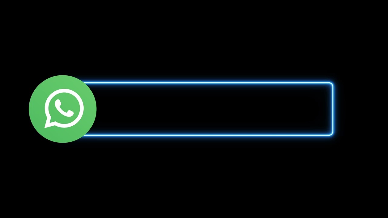 Whatsapp Notification Neon Effect - Green Screen Chroma Key - No Copyright, Video Animations
