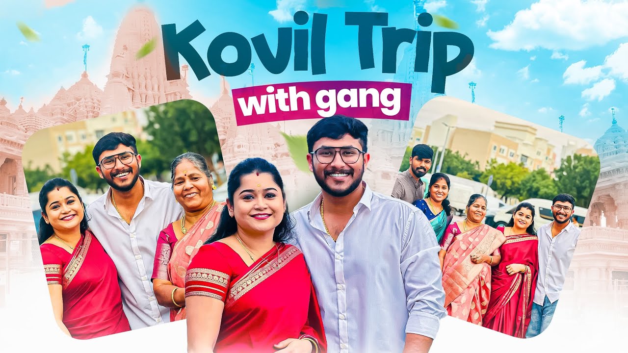 This Abu Dhabi Temple Is Amazing 😍 | Abu Dhabi Kovil Trip with Friends & Family ❤️