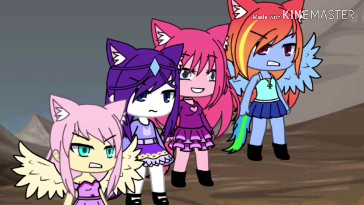 Mane Six VS Mean Six | Gacha Life | GachaGaming Nia | Lil Diff from the origanal | MLP | Read Desc