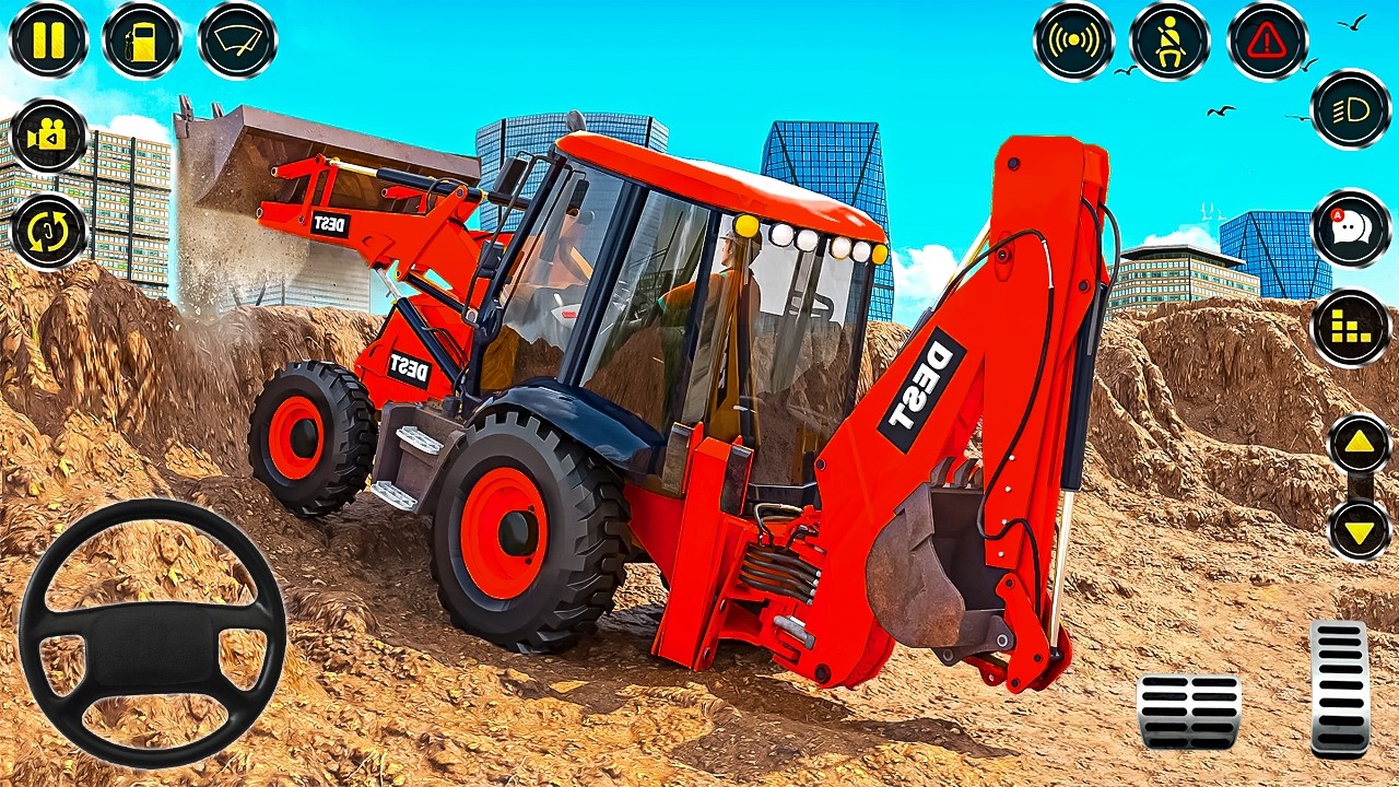 Real Construction Simulator 3D #2 - JCB Excavator Driving Game 2026 - Android Gameplay