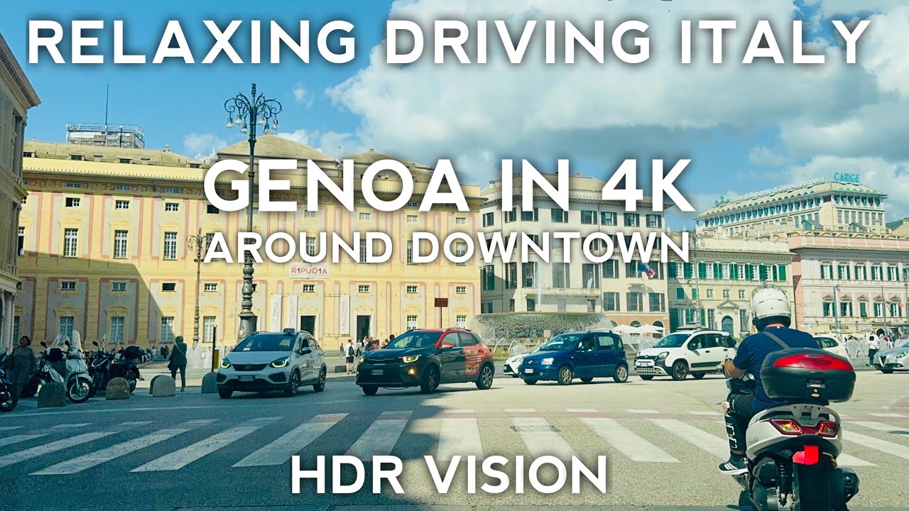 Late Summer Vibes in Genoa 🇮🇹 | Driving Through the City 2025
