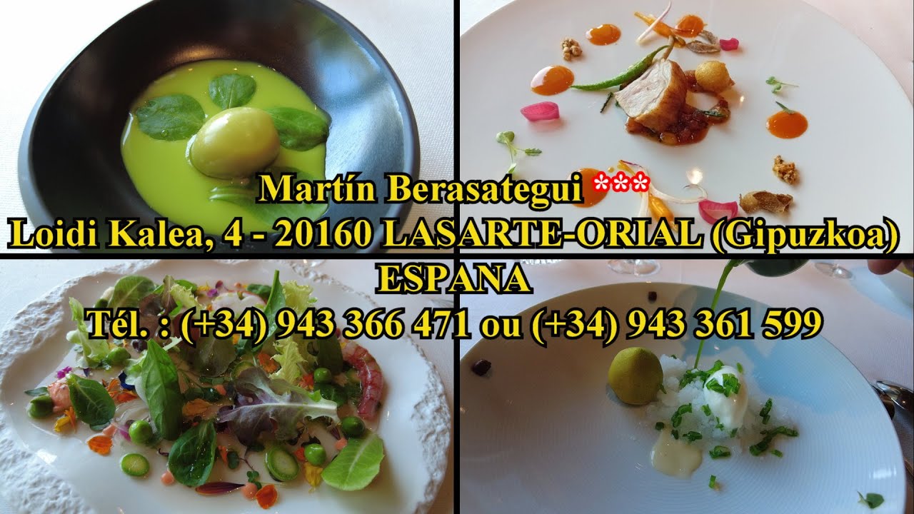 Déjeuner chez Martín Berasategui *** - 8 septembre 2023