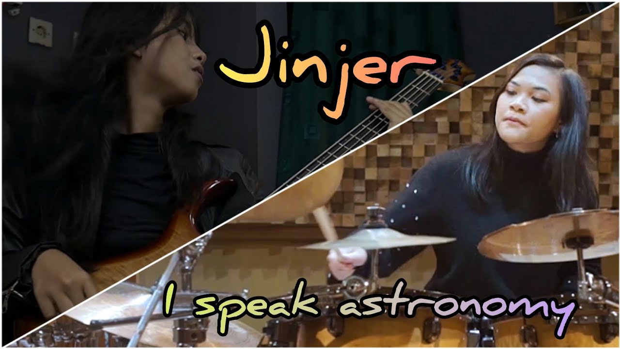 Jinjer - I Speak Astronomy Bass and Drum Cover / Tata Early & Bunga Bangsa