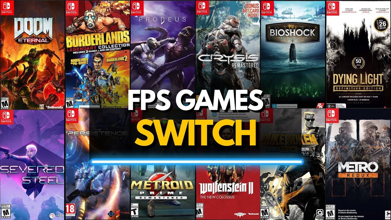 TOP 40 Best FPS Games On Nintendo Switch (2025)