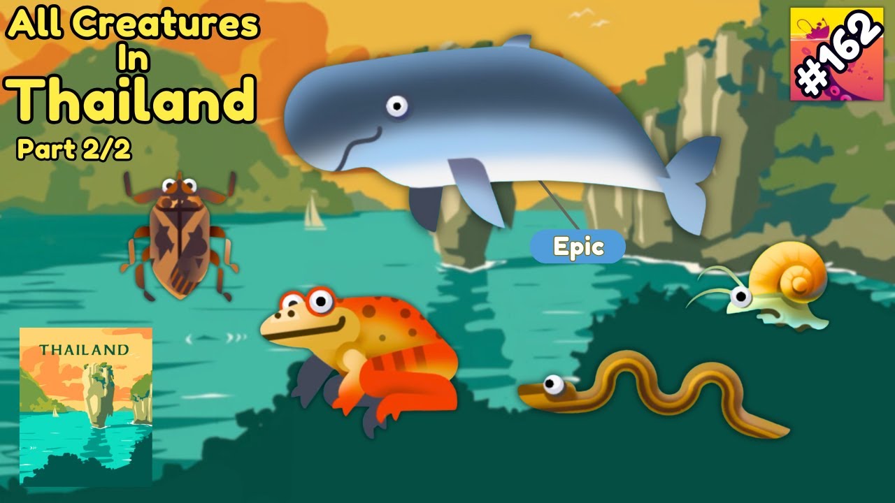 Creatures Of The Deep : All Creatures in Thailand Map (2/2)