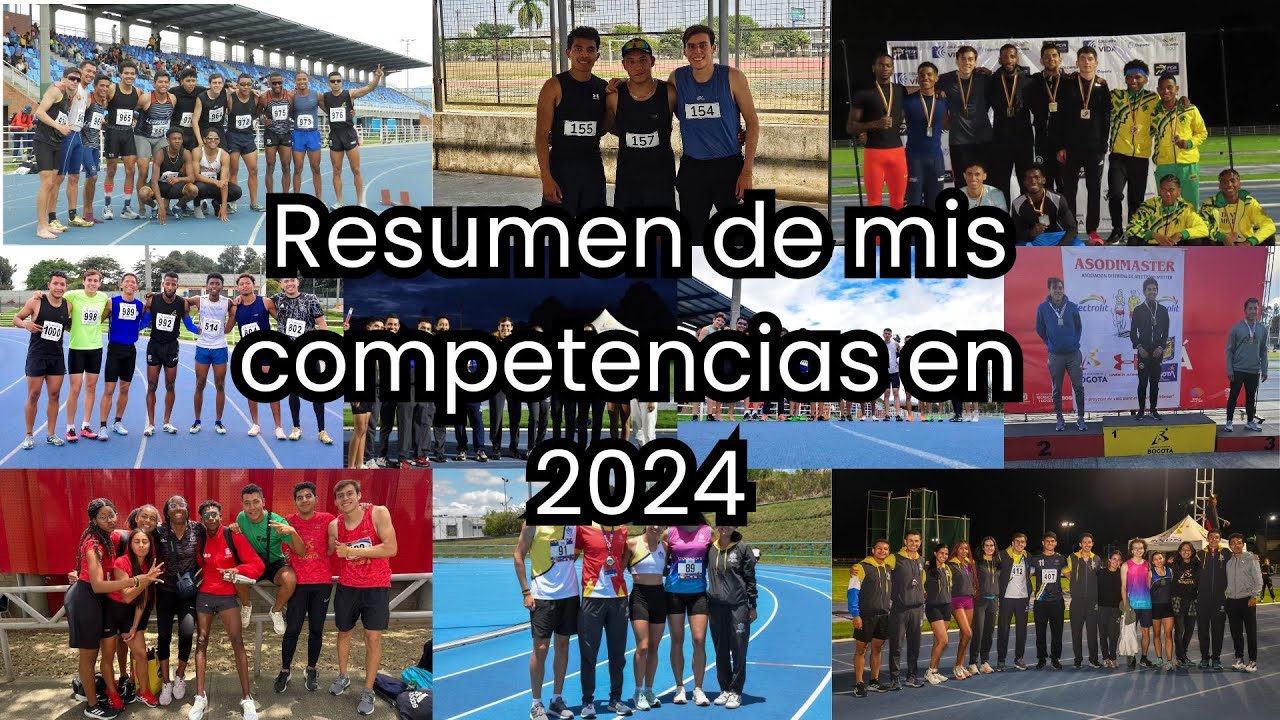 Resumen de mis competencias en 2024. Atletismo