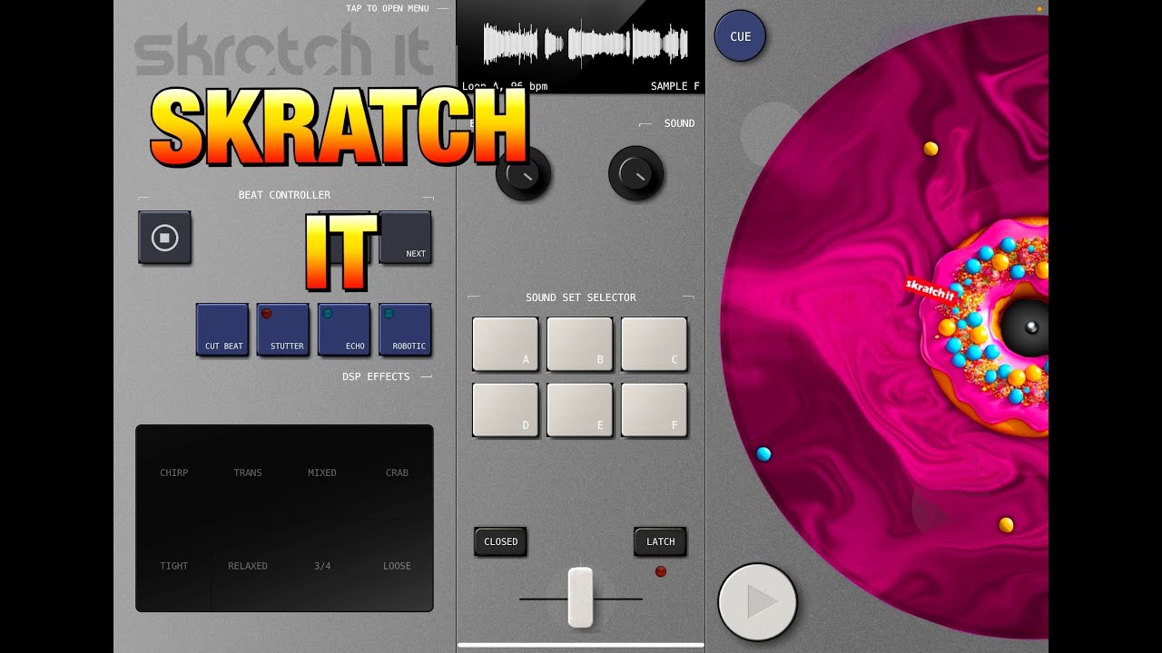 SKRATCH IT - Portable & Fun DJ Scratching App - Tutorial & Demo for the iPad