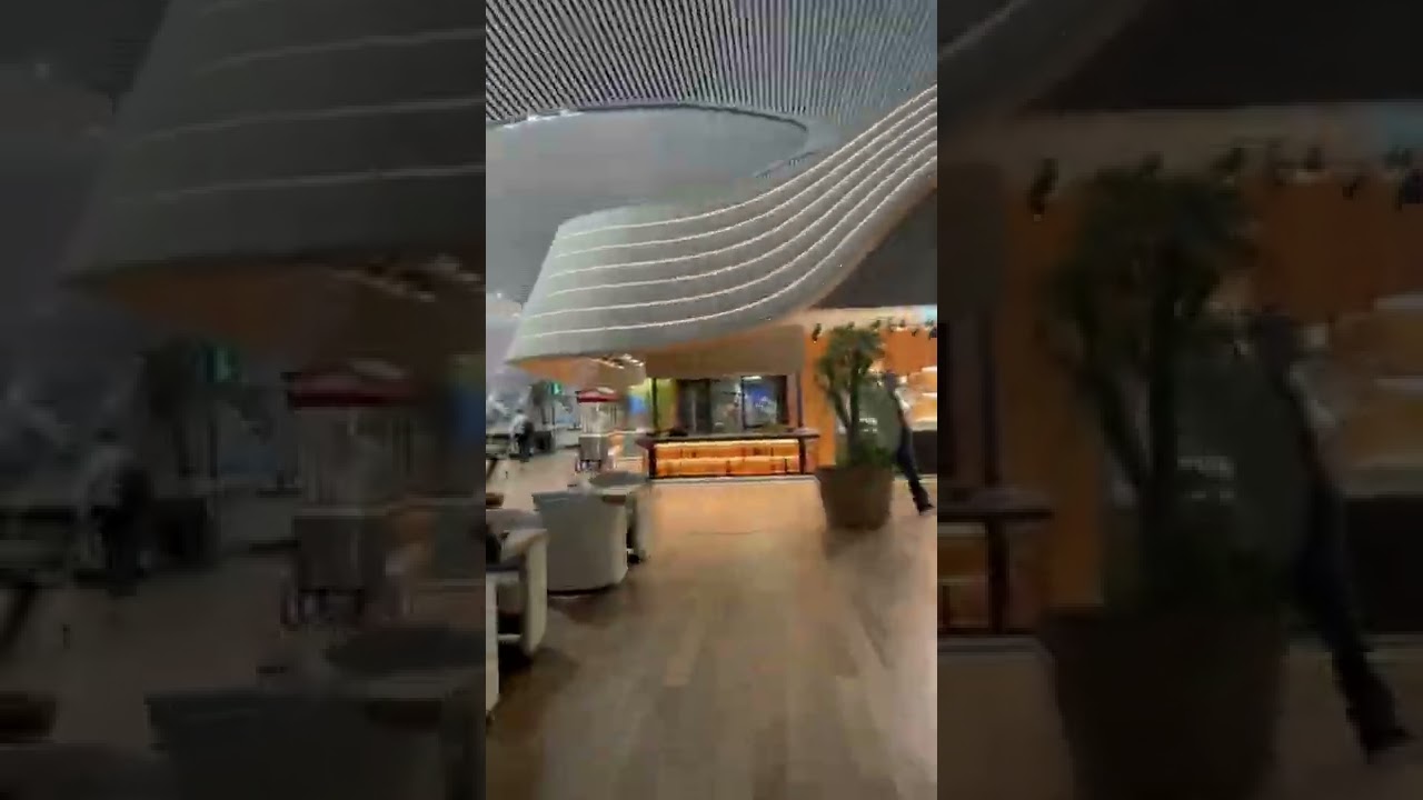 Tour of Turkish airlines business  lounge in Istanbul. Part 2 