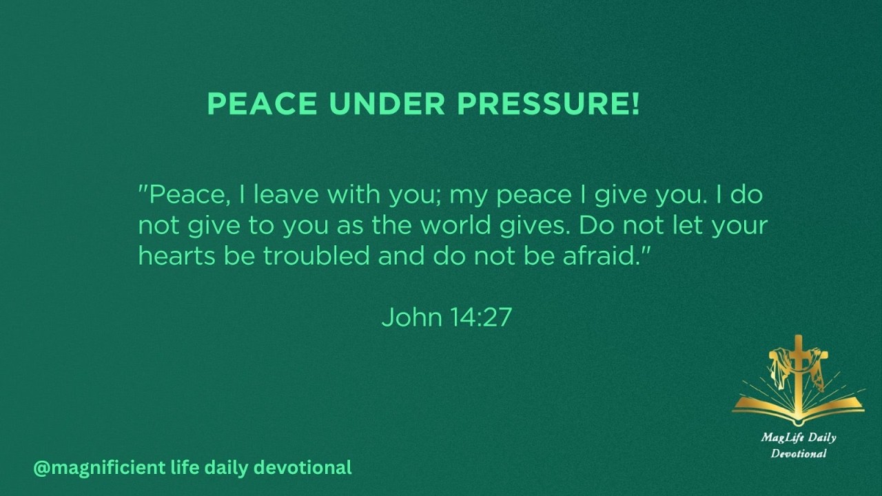 Peace Under Pressure!