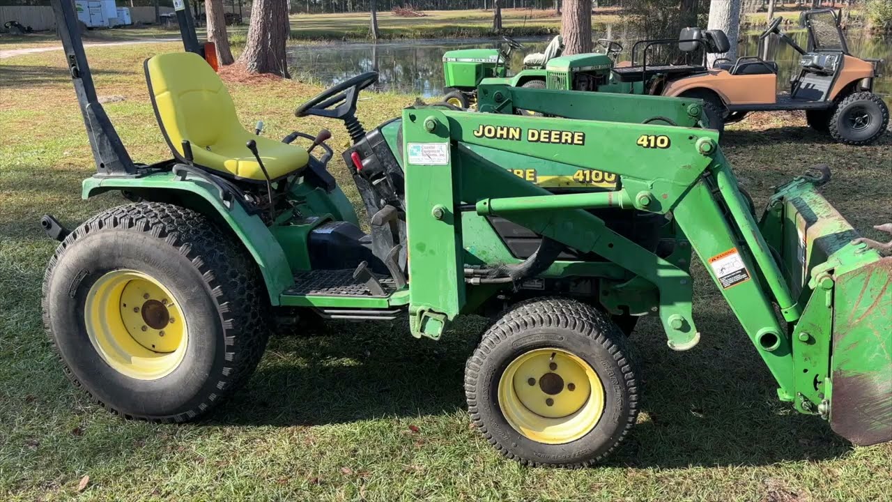 Мой новый трактор! John Deere 4100, часть 1 — обзор, характеристики и особенности