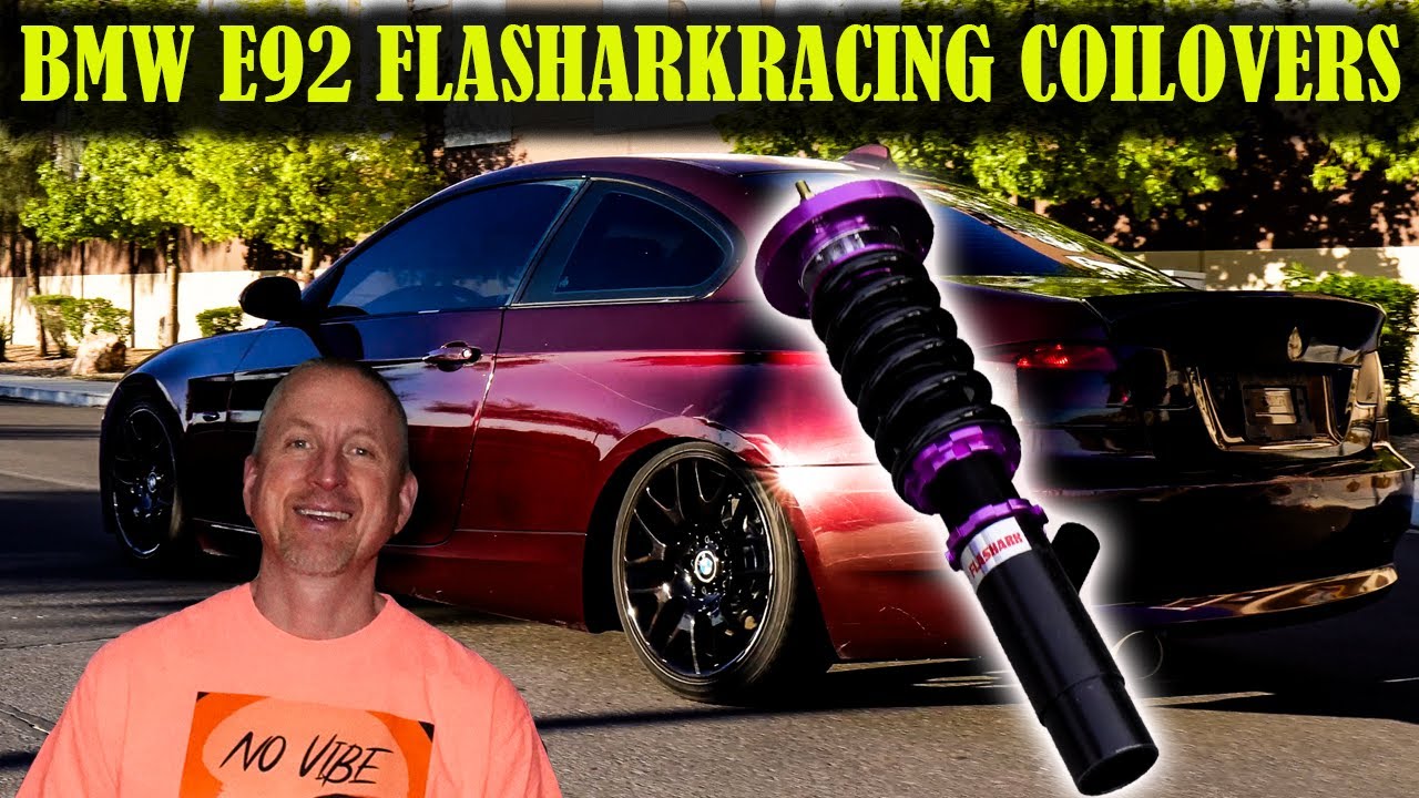 BMW E92 FLASHARKRACING COILOVER INSTALL🔥😈