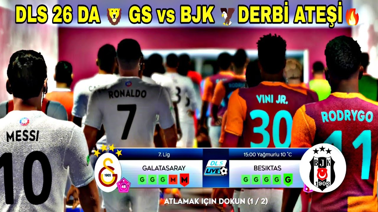 DLS 26 DA GS 🆚 BJK DERBİSİ! 🔥 Online Ma&ccedil;ta Nefes Kesen Anlar | Dream League Soccer 2026