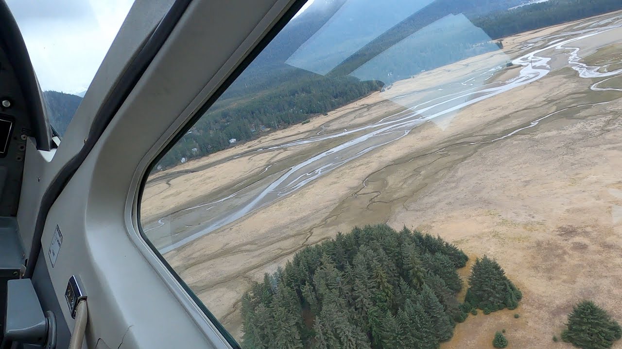 Flight from Juneau Alaska to Tenakee Springs Alaska!(4K Ultra!) Part 1