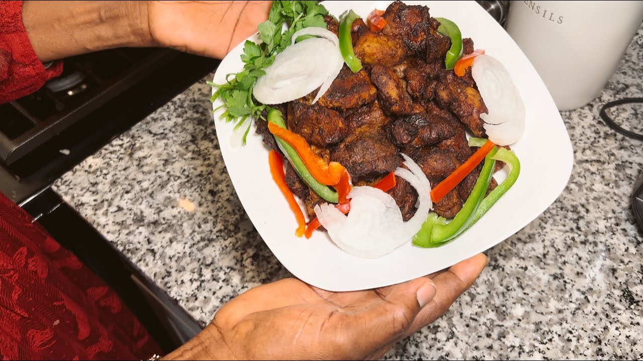 Griot Recipe | Haitian Fried Pork | Haitian Food Recipe | Air Fryer Haitian Food