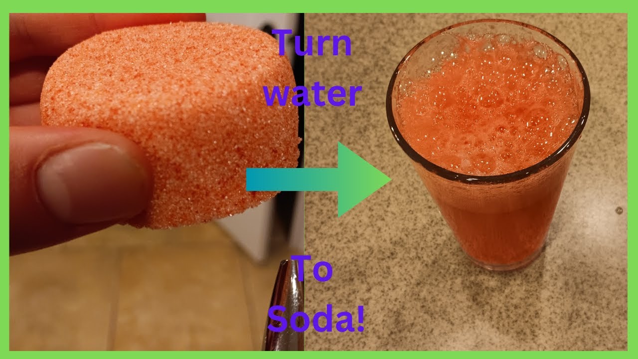 Soda Bombs Recipe: They Turn WATER Into SODA! Fun Science Experiment!