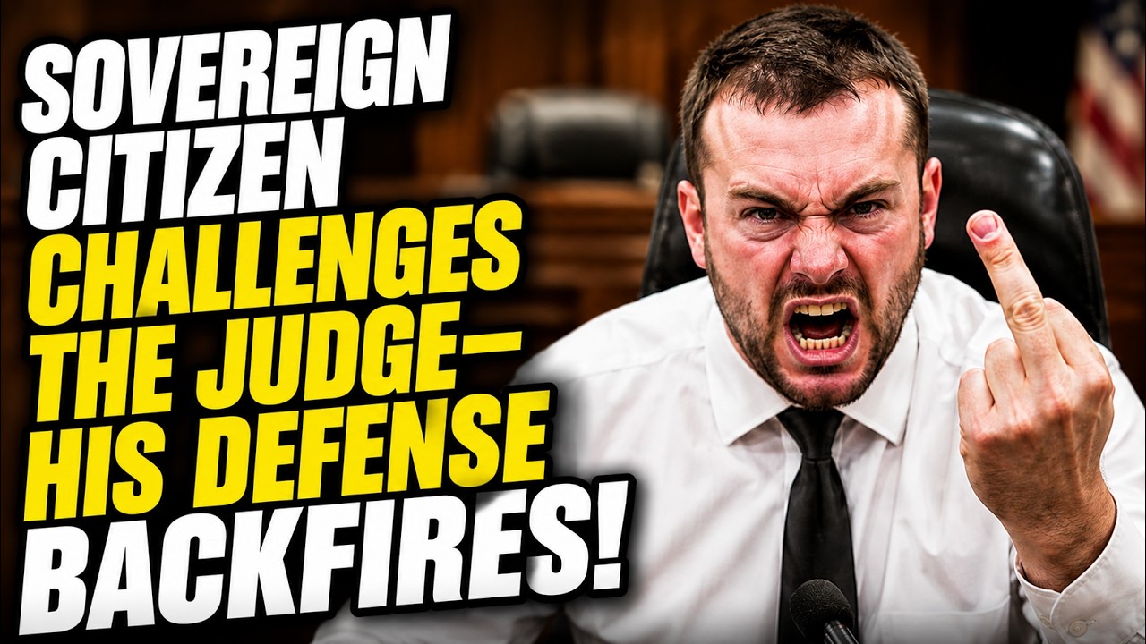 Sovereign Citizen Challenges the Judge &mdash; His Courtroom Defense BACKFIRES