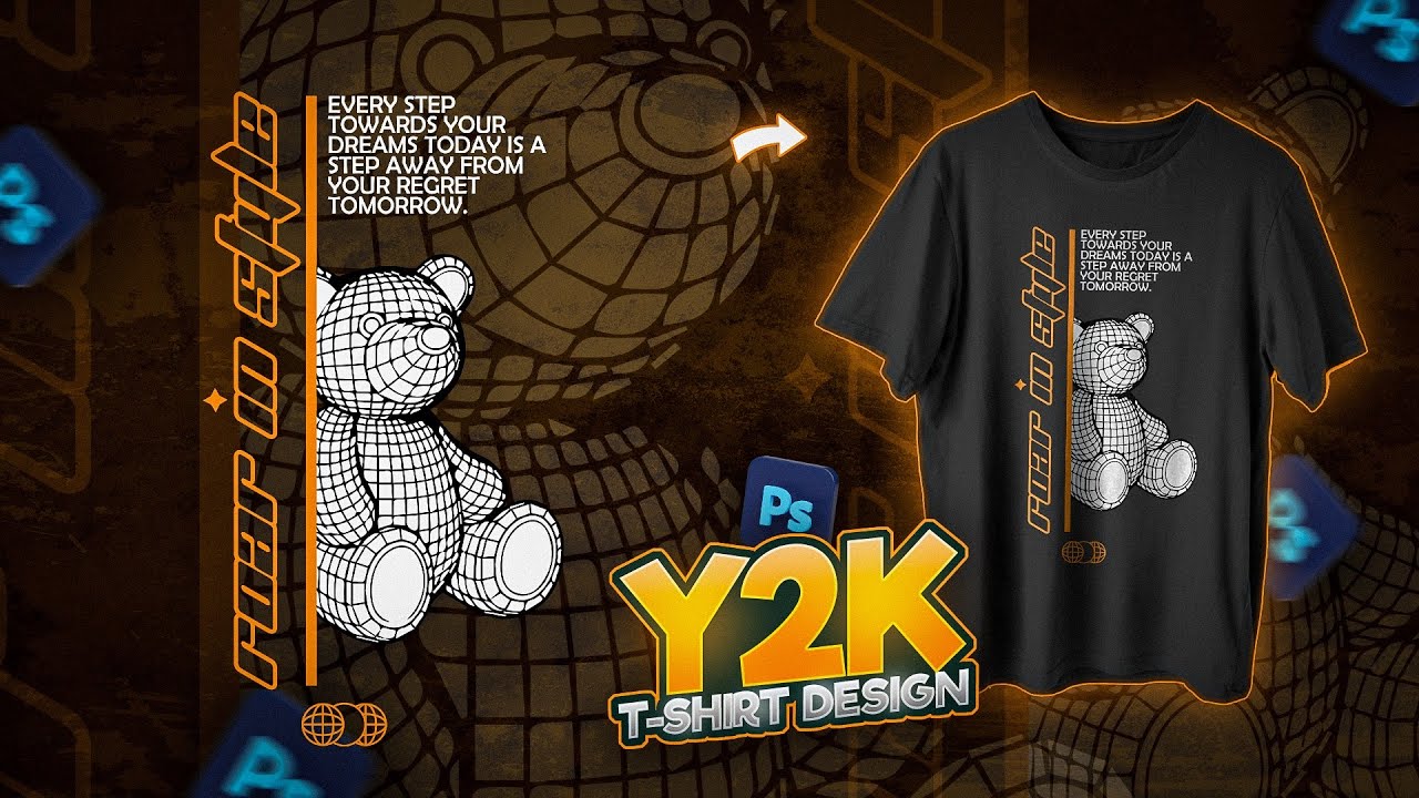 Design Y2K Streetwear || Easily Make Y2K Streetwear and Apparel Design