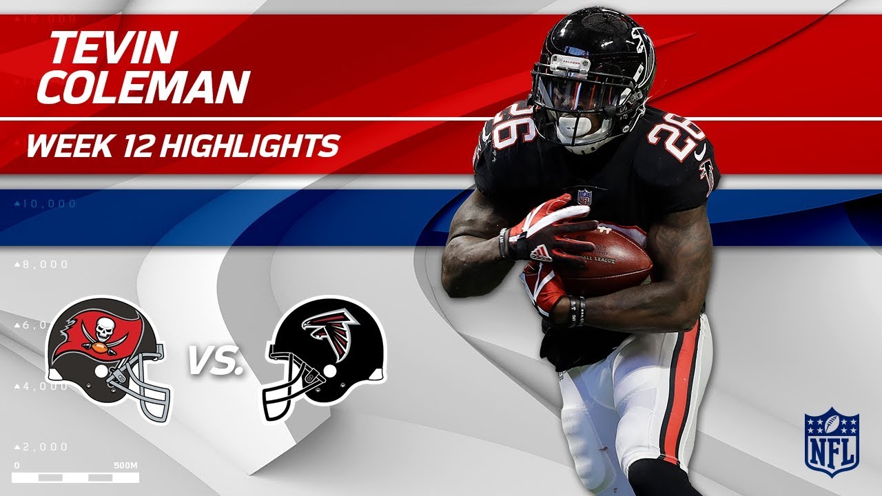 Tevin Coleman's 2 TD Game vs. Tampa Bay! | Buccaneers vs. Falcons | NFL Wk 12 Highlights