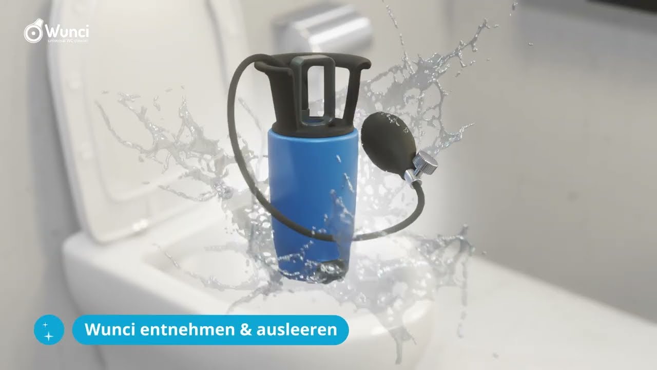 hartn&auml;ckige Verkalkung , Urinstein im WC Becken , Wunci das WC Reinigungsger&auml;t universal WC-cleaner 
