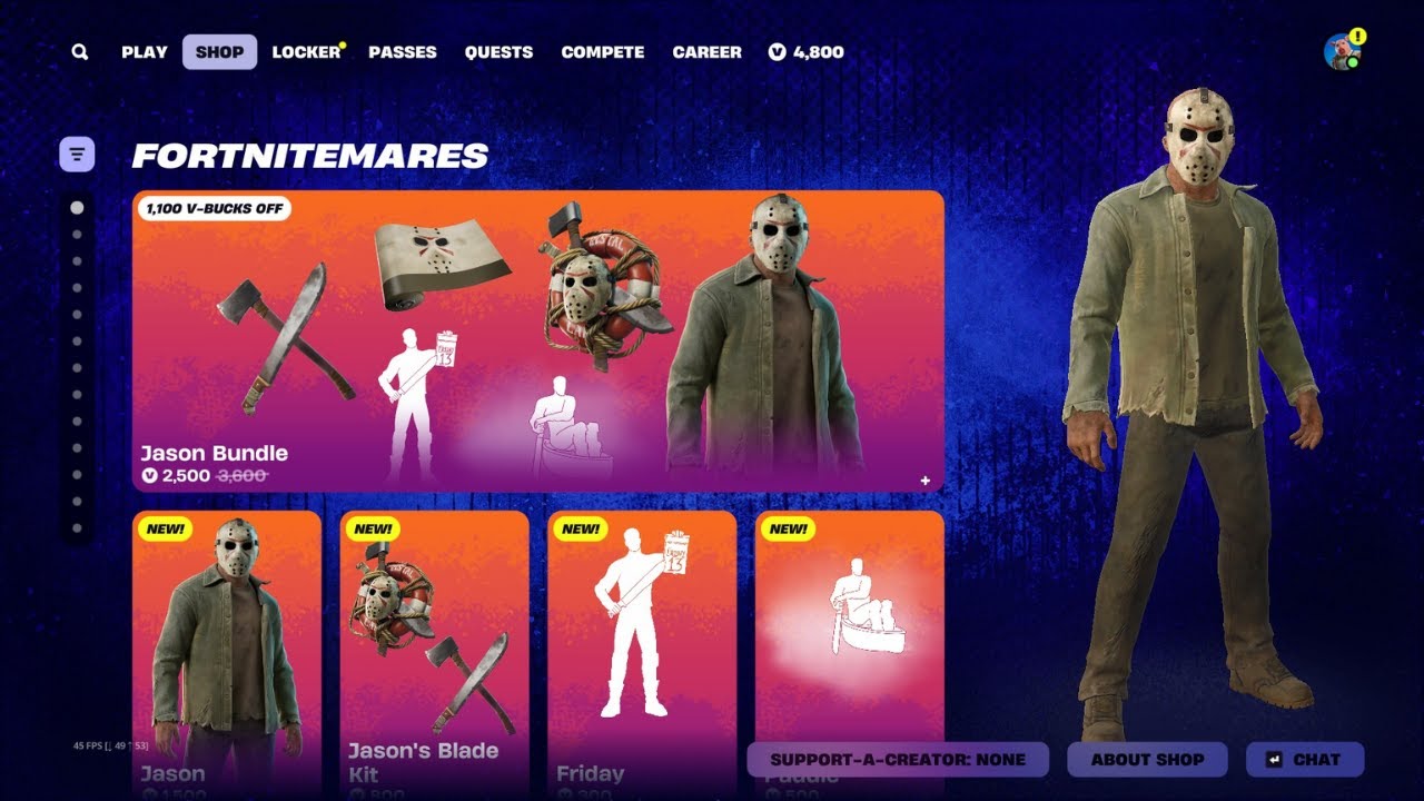 *NEW* Jason Voorhees and The Grabber skins in Fortnite