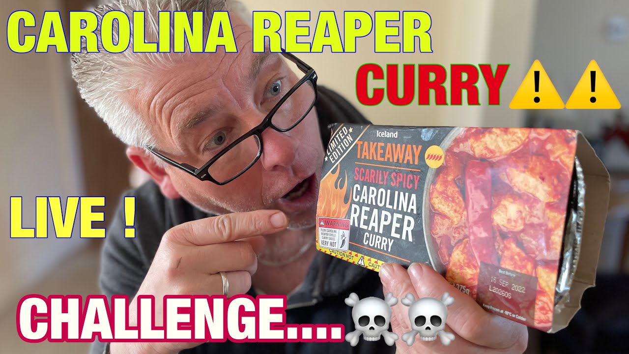 Watch me TAKE on CAROLINA REAPER Curry from ICELAND !!