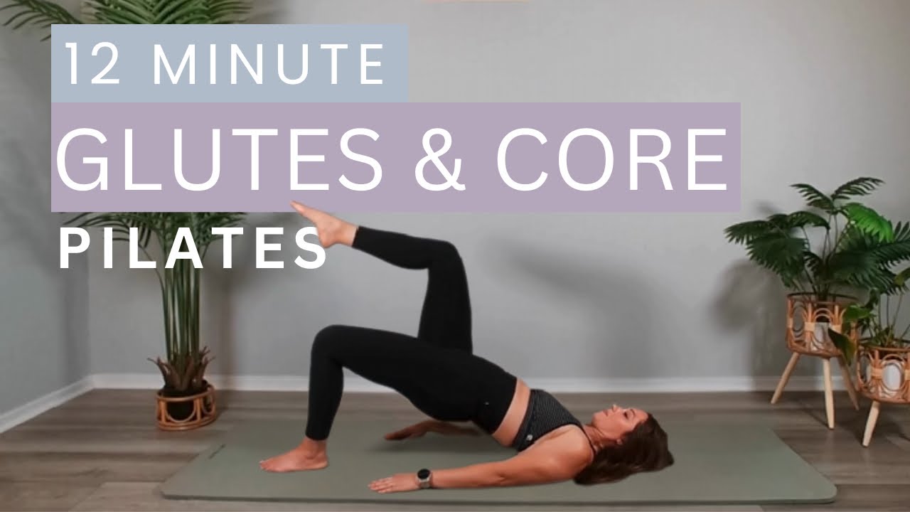 Beginner Friendly ll 12 Minute Pilates Workout ll Glutes & Core ll Equipment Free ll All Levels