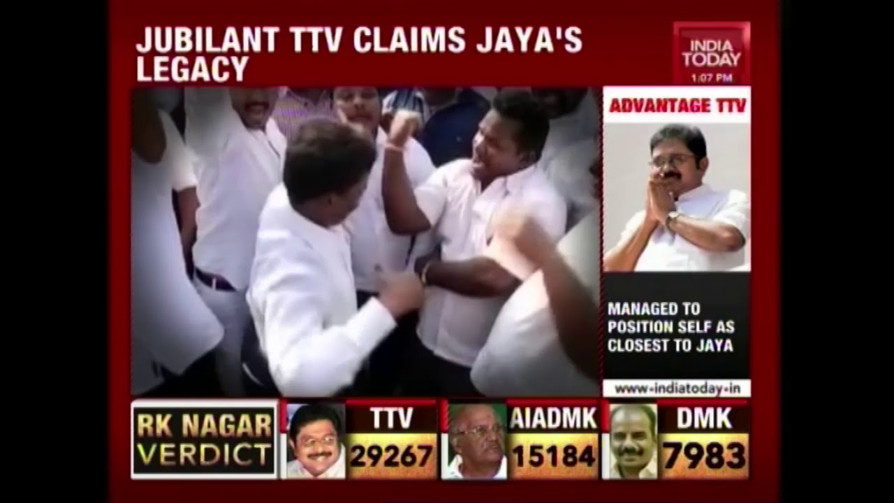 RK Nagar Poll Verdict Live | TTV Dinakaran Heading For Big Win