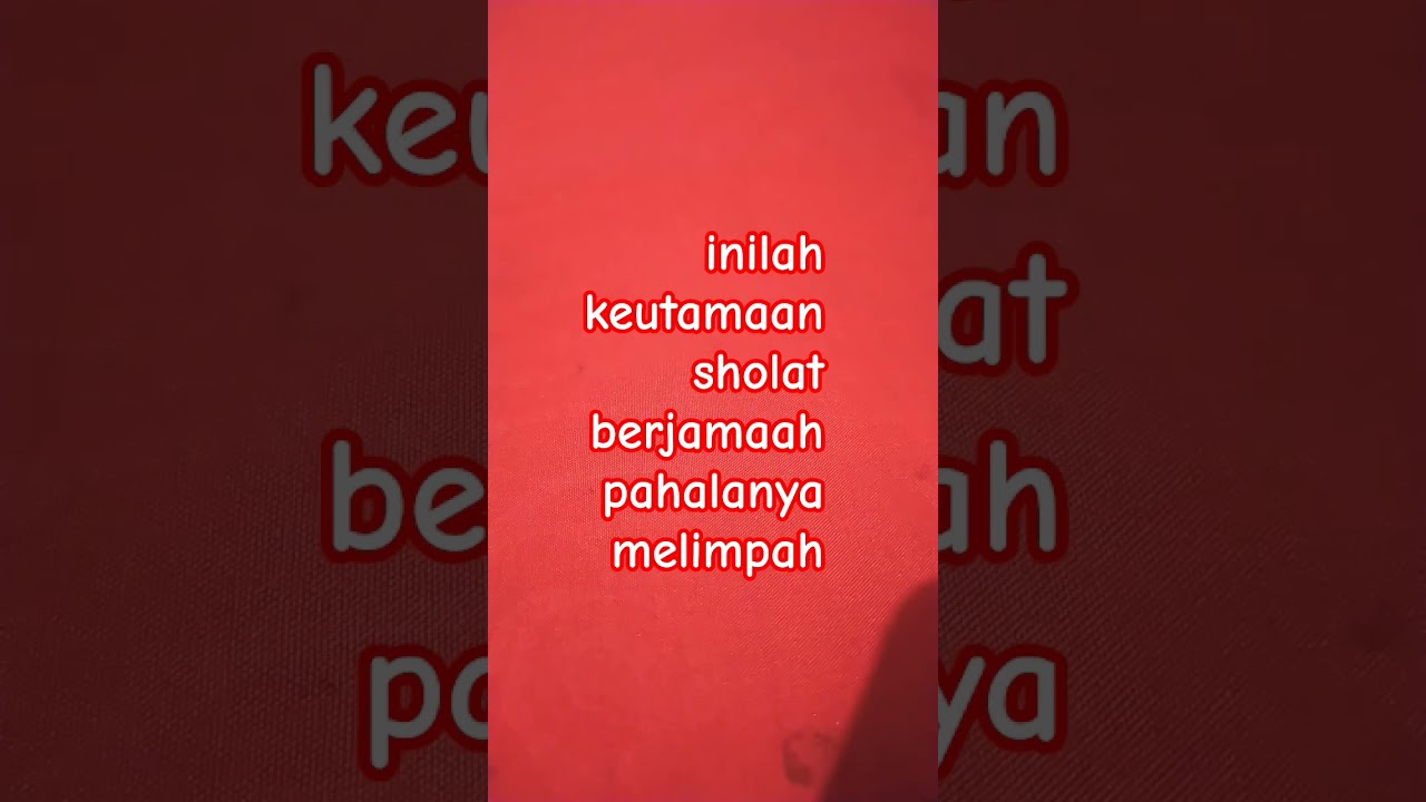 solat berjemaah pahala 27 derajat 