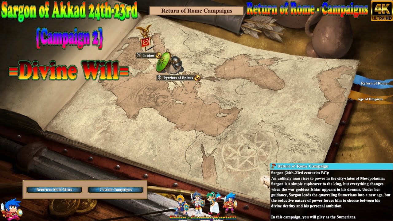 Age of Empires II - Definitive Edition 4K [Walkthrough!!!] [PART:2 - SARGON OF AKKAD] 😄🐲🎮🇵🇹