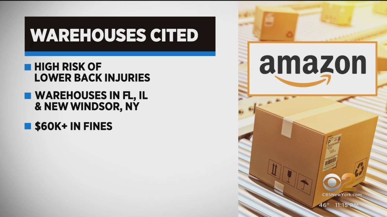 Amazon warehouse in New York cited for safety hazards