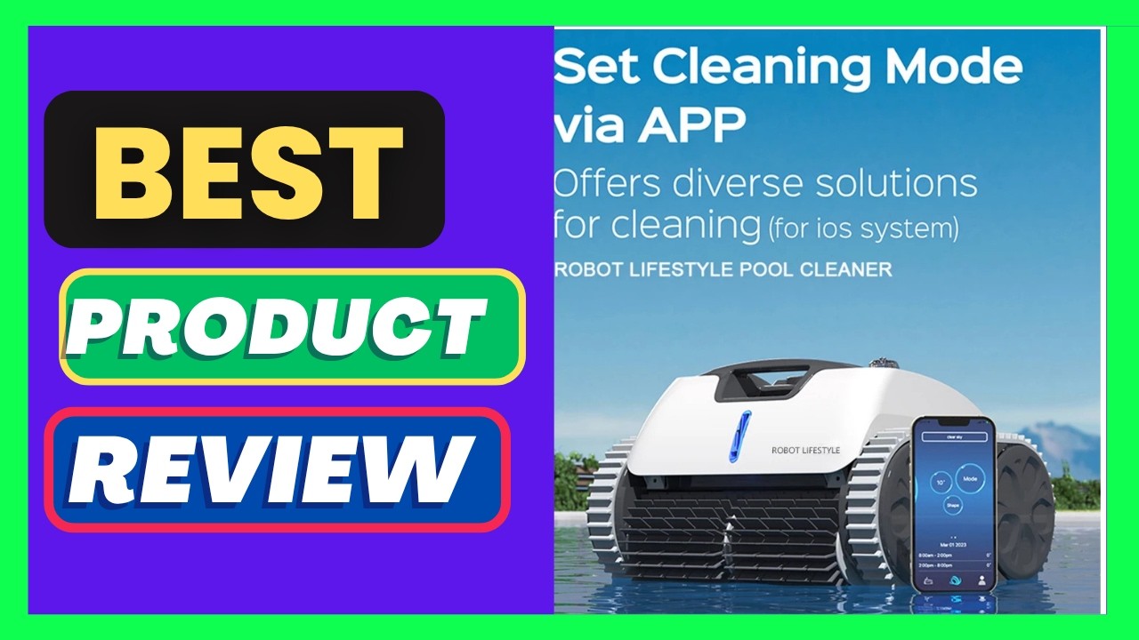 Robotic Swimming Pool Cleaner Wireless Automatic 3312 PRo