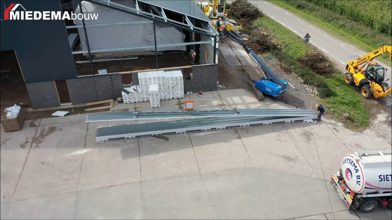 Bouw werktuigenberging sept 2019