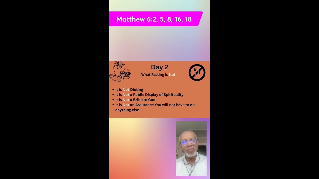 Wake-Up With Pastor Fasting and Prayer: Lesson 2 1/6/26 📱
