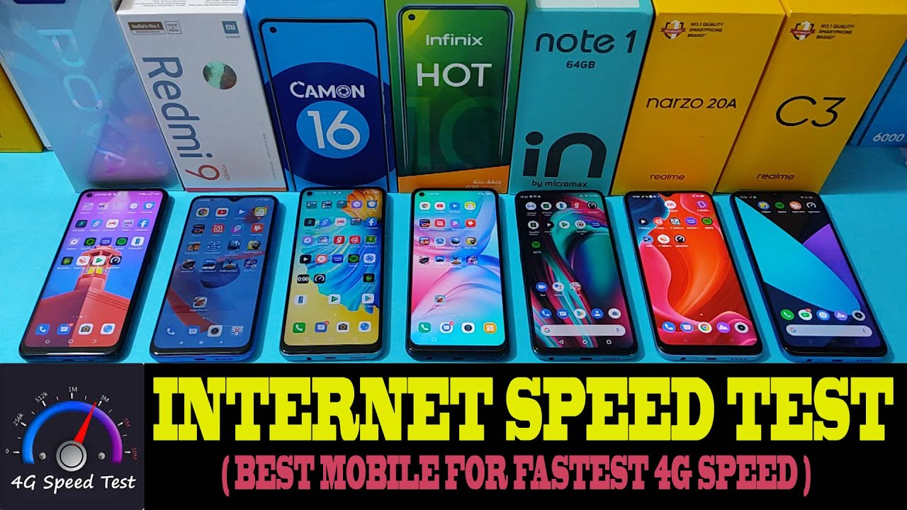 Tecno pova  internet speed vs infinix hot 10 vs Micromax in note 1 internet speed test
