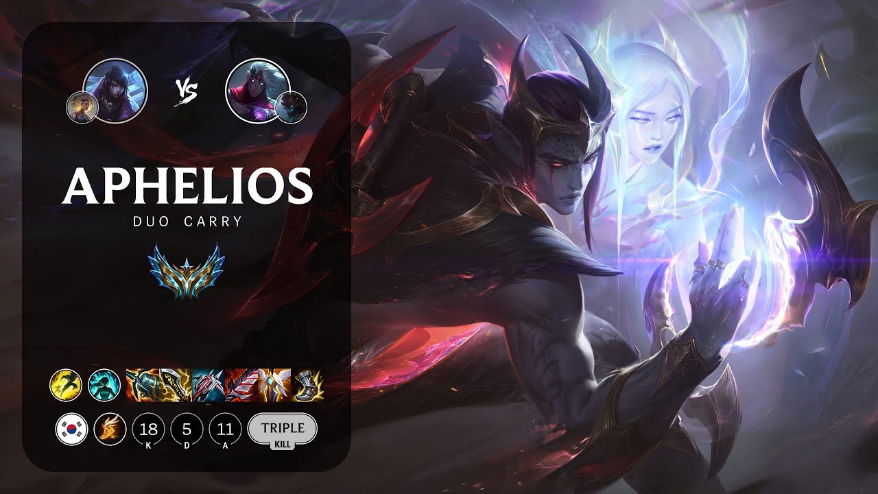 Aphelios ADC vs Varus - KR Challenger Patch 14.3