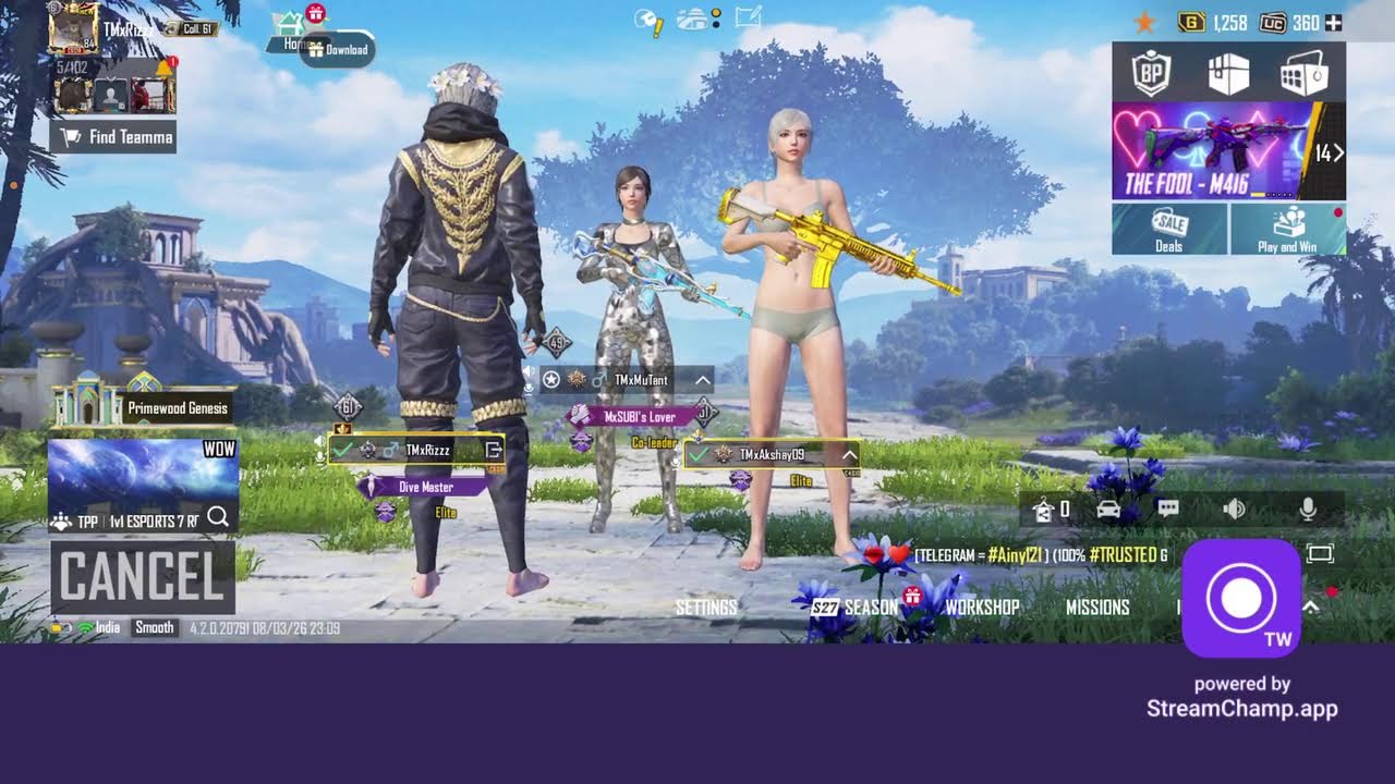 RIZZ BGMI | SCRIMS AND ULTIMATE