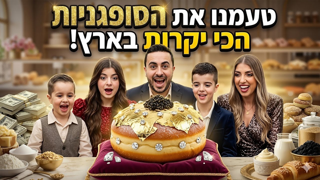 הסופגניה הכי יקרה בארץ VS הסופגניה הכי זולה בארץ !