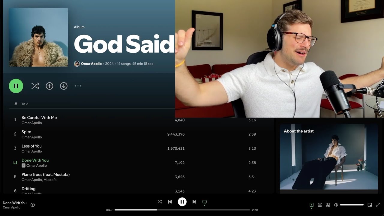 Omar Apollo's GOD SAID NO makes me say 