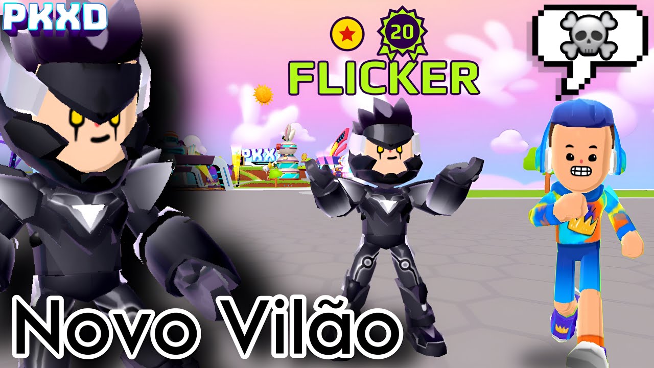 PK XD⚠️CUIDADO⚠️ENCONTREI O NOVO VILÃO INVASOR FLICKER NO UNIVERSO ELE PODE ESTAR EM QUALQUER LUGAR!