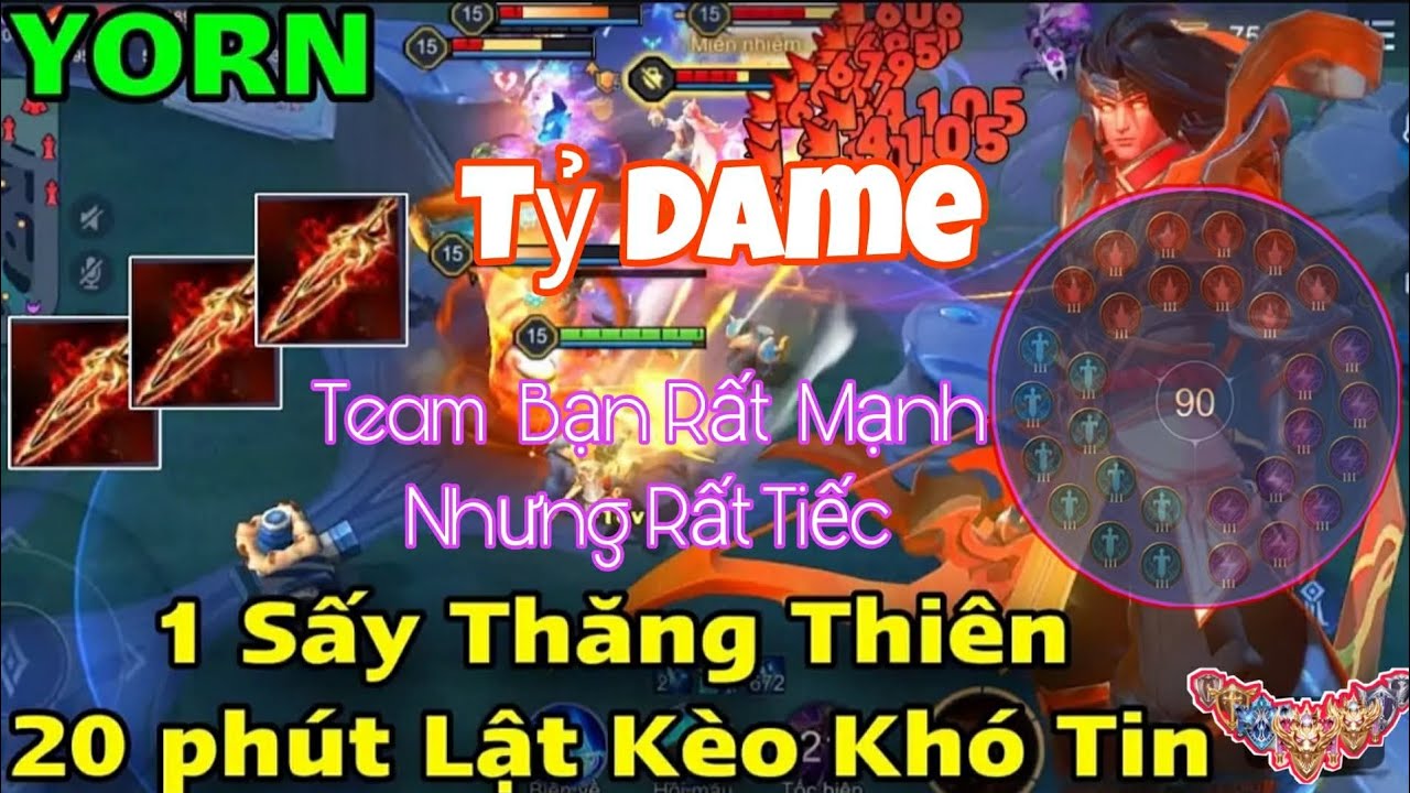 [ TOP 1 YORN ] Yorn Ad Tù Nhưng Gánh Team Và Lật Kèo Nhiều Nhất Liên Quân - LQMB