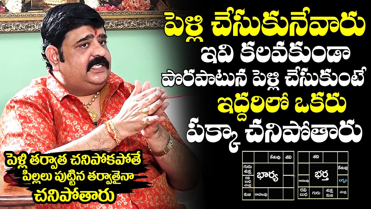 Astrologer Venu Swamy Reveals Unknown Facts About Marriages | Exclusive Interview | NewsQube