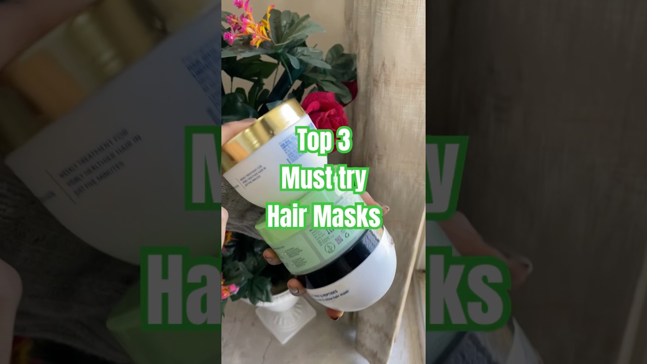 Top 3 hair mask #hairmaskreview #dove #plum #happier #healthyhairroutine #longhair #haircare #hair
