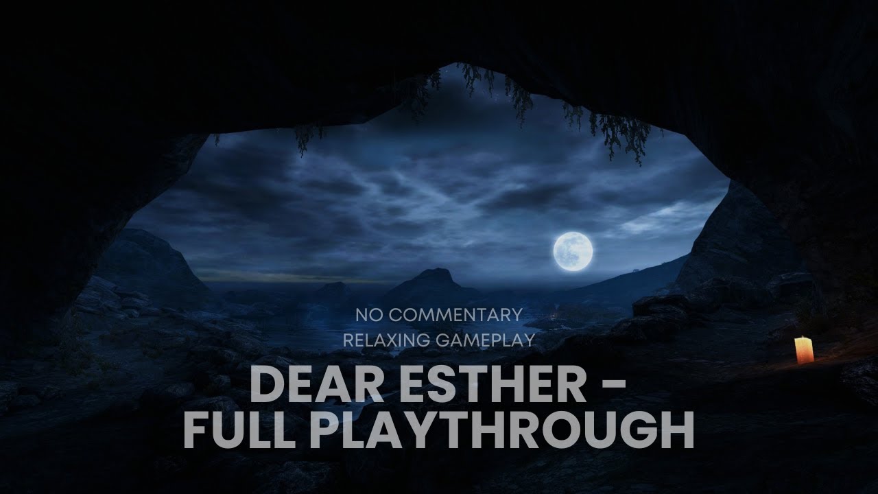 Dear Esther – Full Playthrough | No Commentary, Relaxing Gameplay