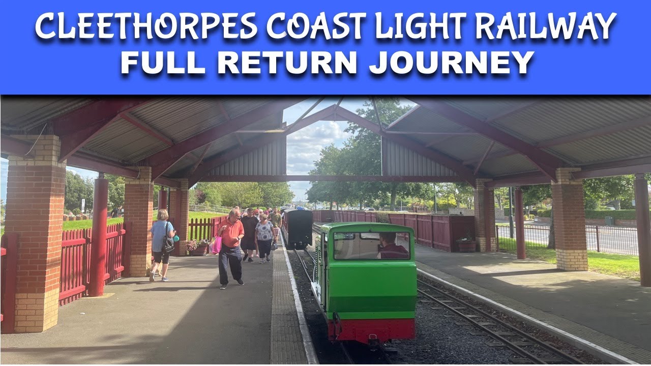 Light railway - FULL return journey - Cleethorpes Coast Light Railway - scenic summer journey