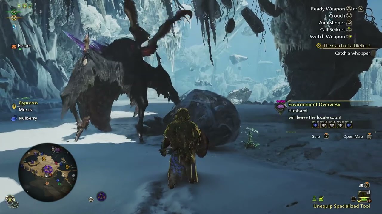 Monster Hunter: Wilds - Gypceros vs Nerscylla (turf war)