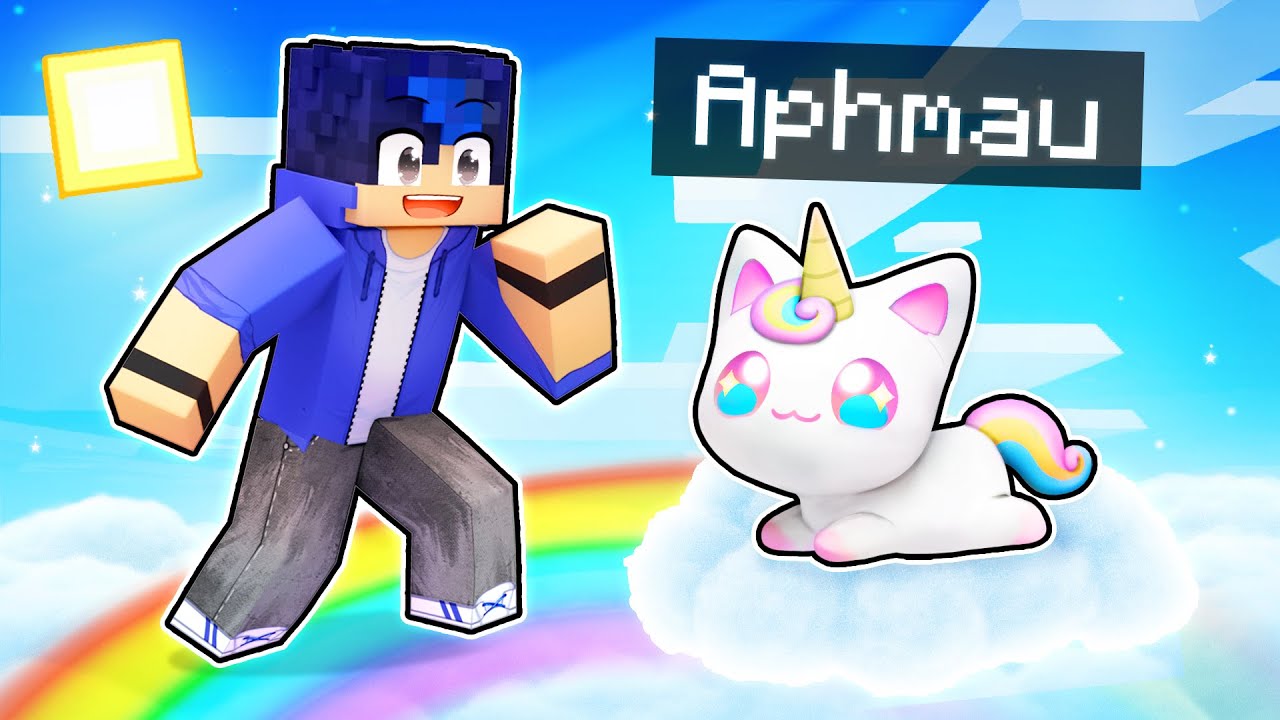 Playing Minecraft as a SPECIAL Unicorn Kitten!