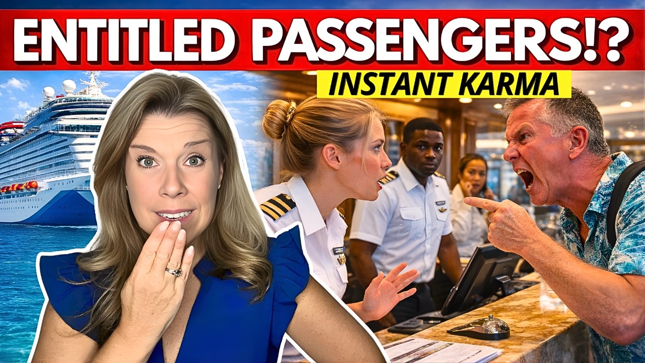 Эти пассажиры круизного лайнера испортили себе отпуск. Нам нужно поговорить...