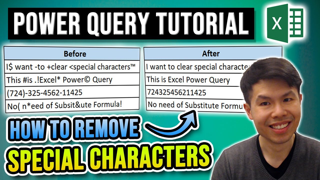 How to Remove Special Characters in Excel? Using Power Query Text.Select